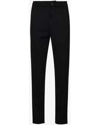 7 For All Mankind - Travel Regular-fit Tapered Stretch-jersey Trousers - Lyst