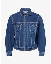 TOTEME - Wash Denim Jacket - Lyst