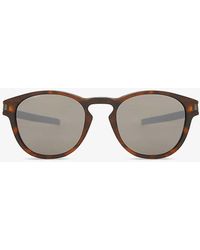 Oakley - Latch Prizm Oo9265 Round-frame Sunglasses - Lyst