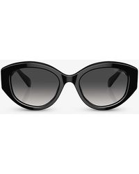 Swarovski - Sk6005 Irregular-frame Acetate Sunglasses - Lyst