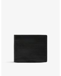 AllSaints - Attain Leather Cardholder Wallet - Lyst