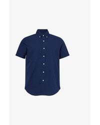 Polo Ralph Lauren - Logo-Embroidered Regular-Fit Short-Sleeve Cotton Shirt - Lyst