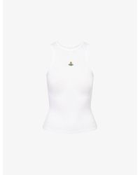 Vivienne Westwood - 90S Scoop-Neck Cotton-Jersey Vest Top - Lyst