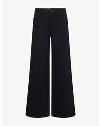 PAIGE - Anessa 31In Wide-Leg Denim Jeans - Lyst