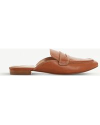 dune tan mules