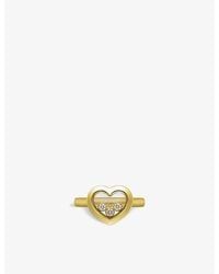 Chopard - Happy Diamonds Icons 18Ct- And 0.15Ct Diamond Ring - Lyst
