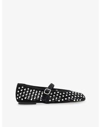 Steve Madden - Rerun 015 Suede Ballet Flats - Lyst