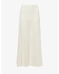 Dissh - Delia Lace Cotton-Blend Maxi Skirt - Lyst