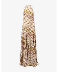 Missoni - Halter-Neck Raschel-Knit Maxi Dress - Lyst