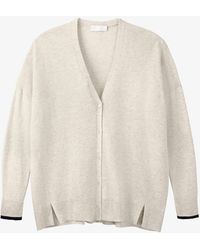 The White Company Star-motif Wool-blend Cardigan - Multicolour