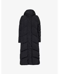 Canada Goose Brookvale Hooded Quilted Down Coat in Black Lyst UK