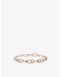 Messika - Move Link 18Ct And 0.82Ct Diamond Bracelet - Lyst