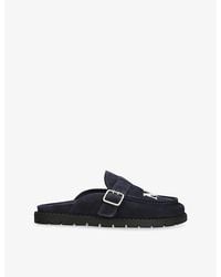 Duke & Dexter - Winston Ny Suede Mules - Lyst