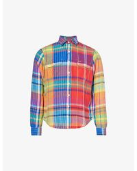 Polo Ralph Lauren - Curved-hem Flap-pocket Regular-fit Linen Shirt - Lyst