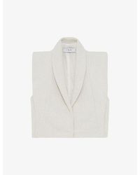 IRO - Vilnia Sleeveless Tweed Jacket - Lyst