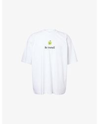 Vetements - Be Yourself Crewneck Cotton-Jersey T-Shirt - Lyst