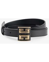 Givenchy - Logo-buckle Leather Belt - Lyst