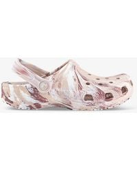 Crocs™ - Classic Marbled Rubber Clogs - Lyst