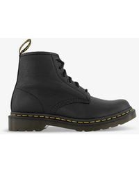 Dr. Martens - 101 Six-eyelet Leather Ankle Boots - Lyst