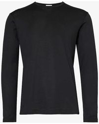 Sunspel - Sun Crew-neck Long-sleeve Cotton-jersey T-shirt Xx - Lyst