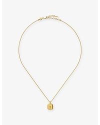 Missoma - November Birthstone 18Ct Vermeil Plated Sterling Pendant Necklace - Lyst