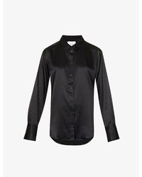 FRAME - The Standard Regular-fit Stretch-silk Shirt - Lyst