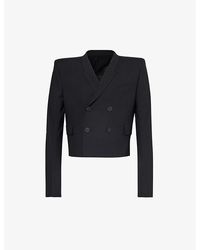 Rick Owens - Neue Alice Double-breasted Boxy-fit Wool Jacket - Lyst