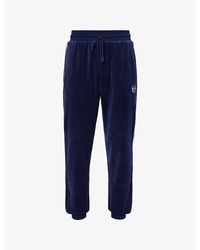 Sergio Tacchini - Tassio Straight-Leg Cotton-Blend Jogging Bottoms - Lyst
