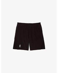 On Shoes - Train Brand-Print Stretch-Woven Shorts - Lyst