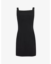 Givenchy - Cut-out Slim-fit Woven-blend Mini Dress - Lyst