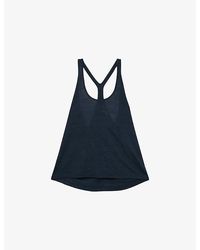 Reiss - Lidie Racer-Back Linen Vest - Lyst