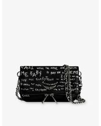 Zadig & Voltaire - Rock Nano Leather Clutch Bag - Lyst