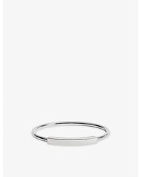 Monica Vinader - Mv Linear Bold 925 Sterling Bangle - Lyst