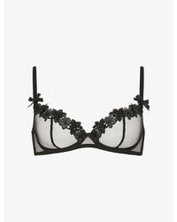 Agent Provocateur - Floss Underwired Tulle Bra - Lyst