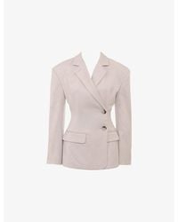 House Of Cb - Hudson Hourglass Stretch-Woven Blazer - Lyst