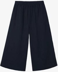 The White Company - Vy Wide-leg High-rise Linen Culottes - Lyst