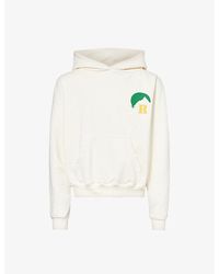 Rhude - Moonlight Graphic-print Relaxed-fit Cotton-jersey Hoody - Lyst