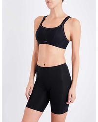 Panache - Non-wired Mesh And Jersey Sports Bra - Lyst