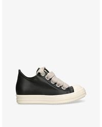Rick Owens - Jumbolace Low Leather Low-Top Trainers - Lyst