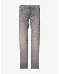 PAIGE - Lennox Slim-Fit Stretch-Denim Blend Jeans - Lyst