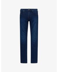 PAIGE - Federal Slim-Fit Denim Jeans - Lyst