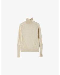 JOSEPH - Leblanc High-Neck Knitted Top - Lyst