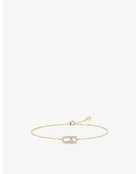 Messika - Move Uno Pave Mini 18Ct And 0.09Ct Diamond Bracelet - Lyst