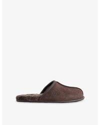 UGG - Scuff Distressed Suede Slippers - Lyst