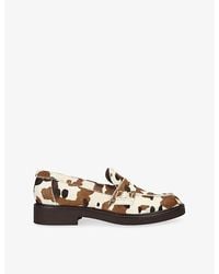 Dolce Vita - Tiggy Printed Leather Loafers - Lyst