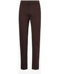 7 For All Mankind - Travel Regular-fit Tapered Stretch-woven Trousers - Lyst