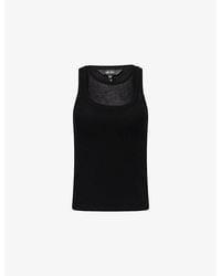 ME+EM - Double Layer Slim-Fit Knitted Vest Top - Lyst