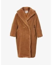 Max Mara - Teddy Alpaca Wool-Blend Coat - Lyst