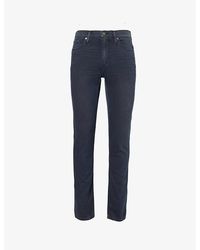 PAIGE - Federal Slim-fit Rayon-blend Denim Jeans - Lyst