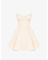 House Of Cb - Minimoiselle Tulle Satin Mini Dress - Lyst